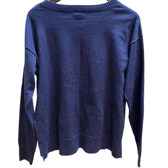 Gap Navy Crewneck sweater size large - Picture 5 of 9
